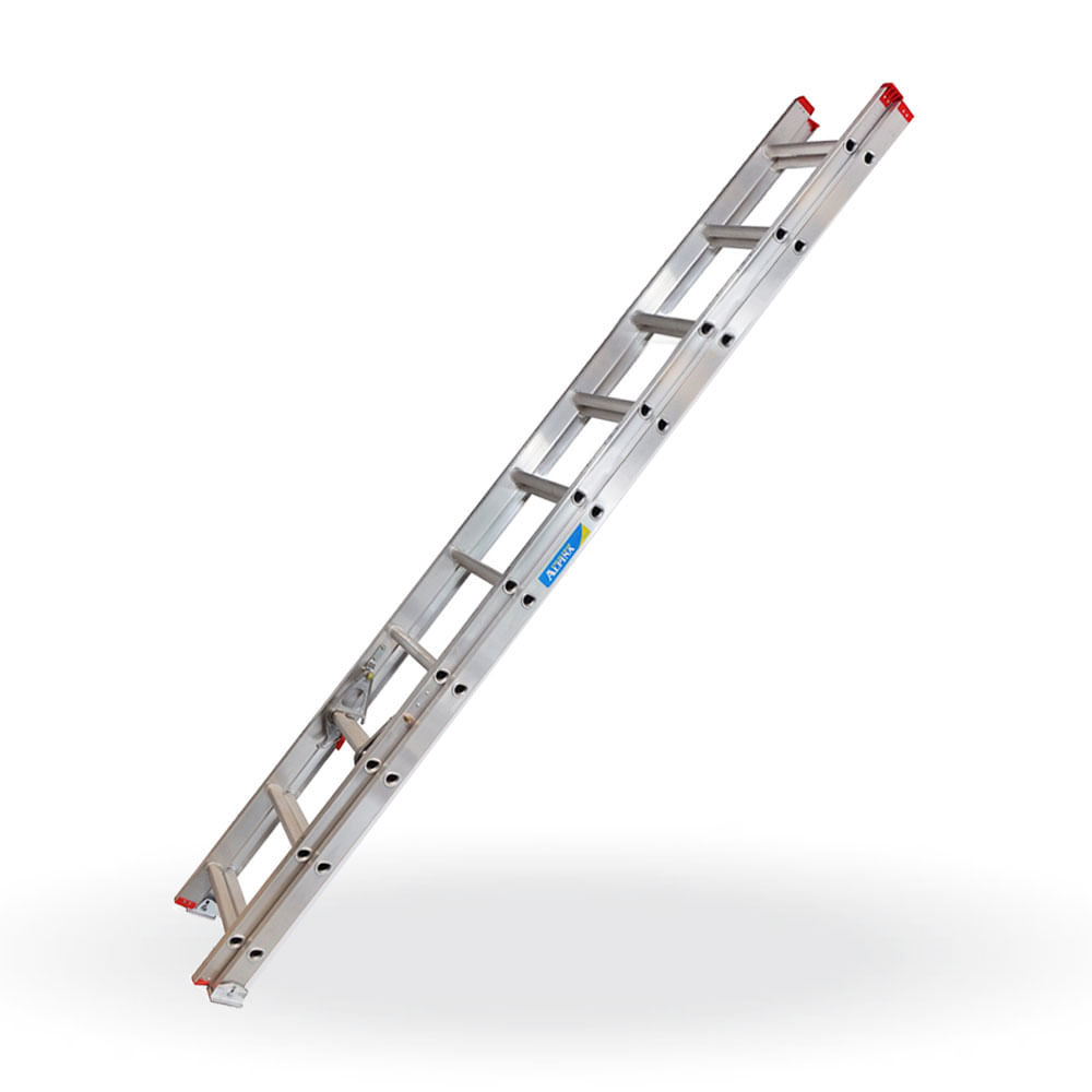 Escaleras de Aluminio Extensibles 3 x 10 Peldaños