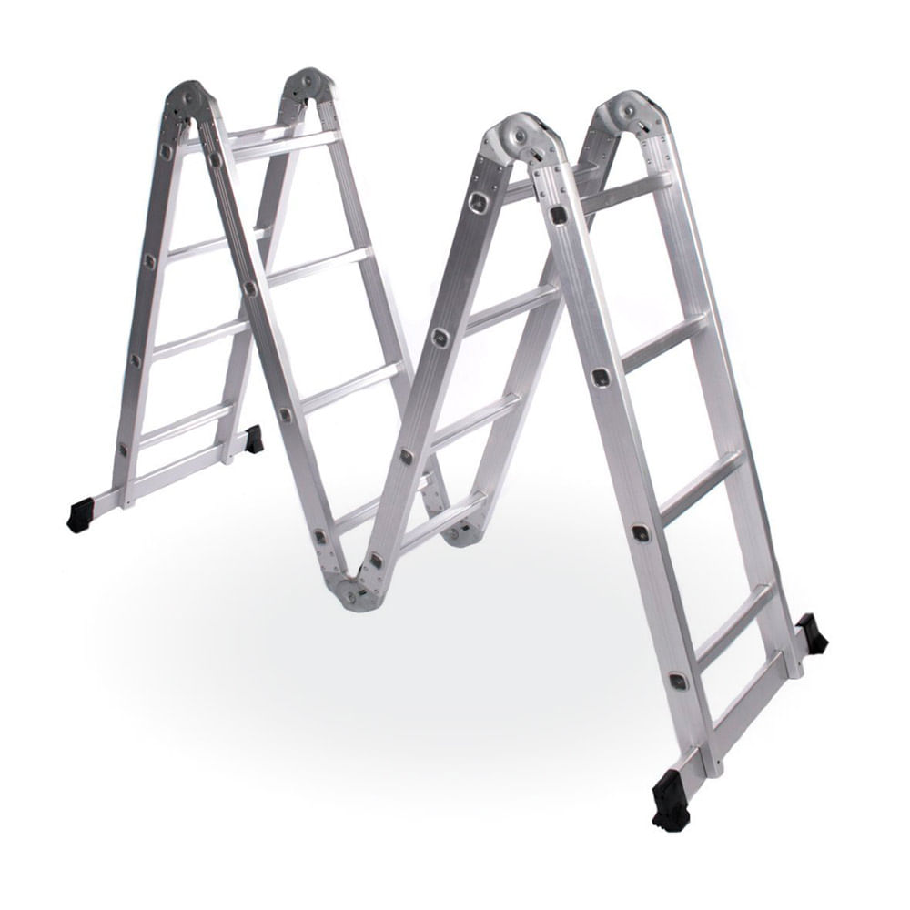 malo Sombreado Teleférico Elegí Escalera Articulada de aluminio 16 escalones | Prestigio - prestigio