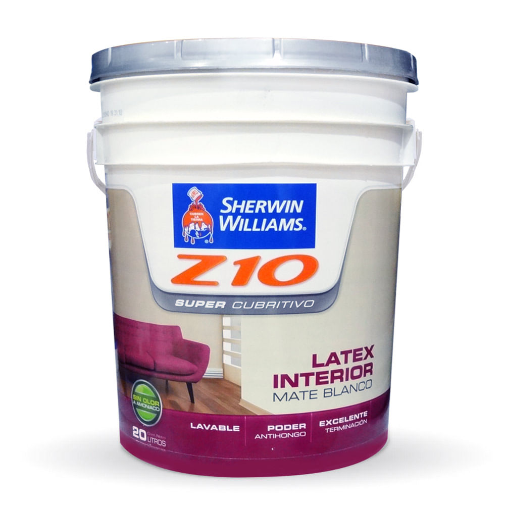 Pintura Z10 Latex Interior Supercubritivo Y Resistente Prestigio Prestigio