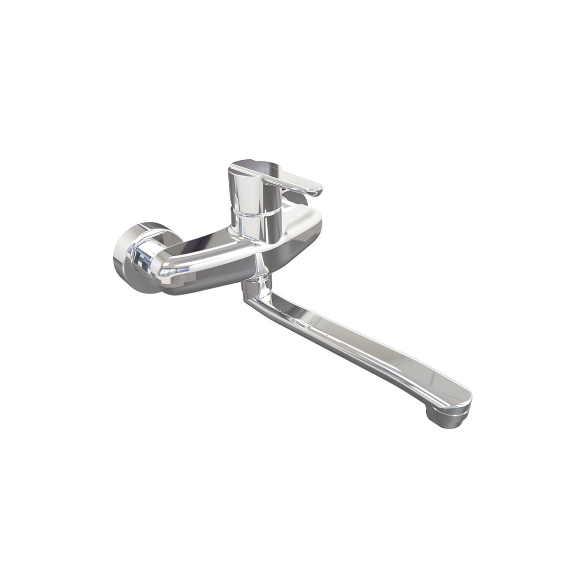 Griferia-de-cocina-pared-exterior-flat-monocomando