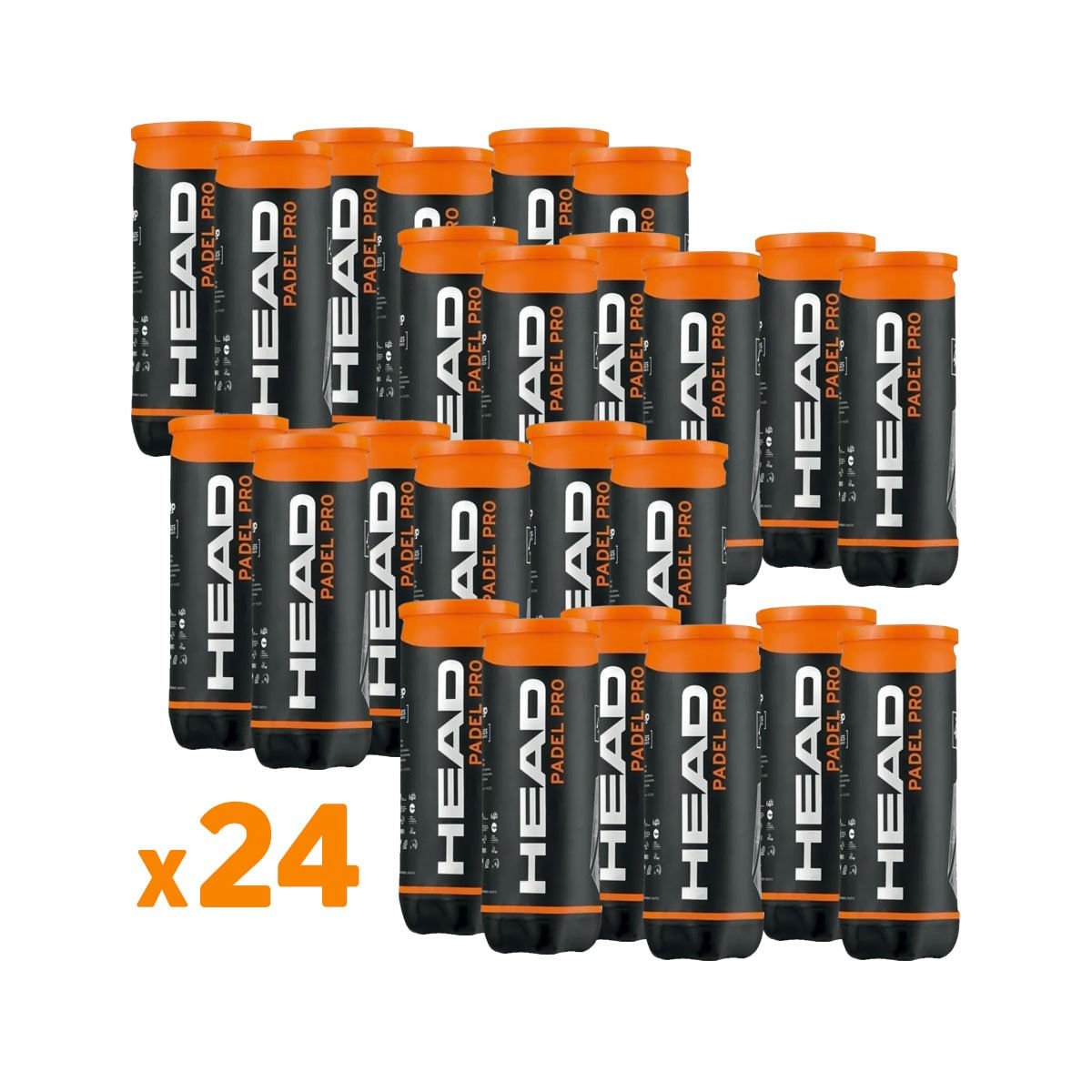 pack-de-tubo-de-pelotas-head-pro-wpt-24